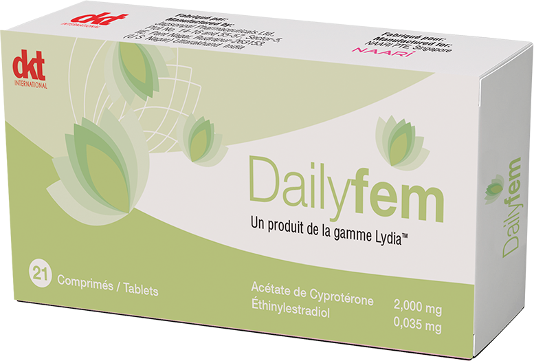 boite piliule contraceptive dailyfem lydia conseil