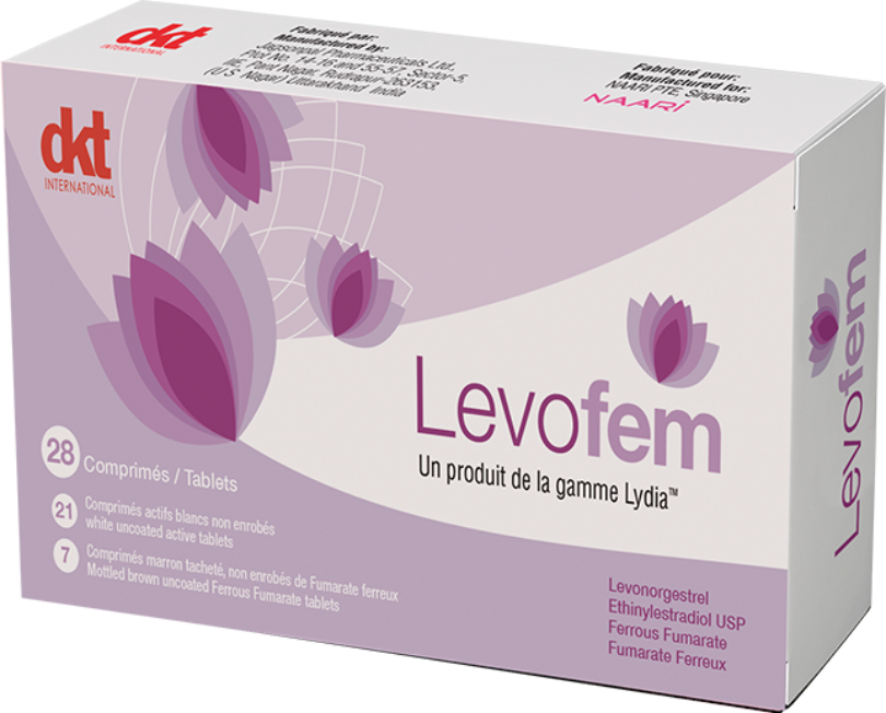 boite pilule contraceptive levofem lydia conseil